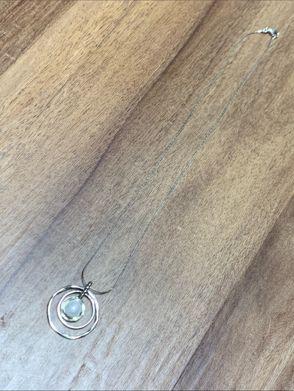 Sterling Silver Pearl Necklace - Picture 5 of 6